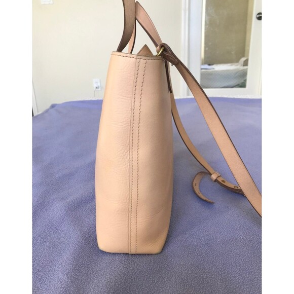 Madewell zip top transport crossbody tote natural buff - Picture 4 of 12